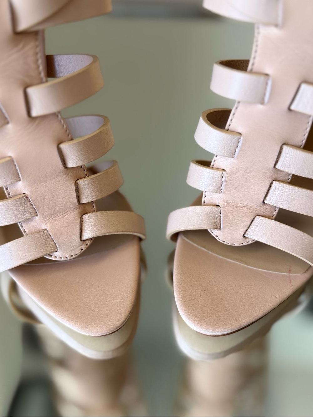New Giuseppe Zanotti High-Heel Caged Knee Sandals, $2,295 38 - Picture 5 of 14